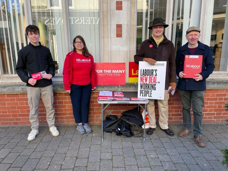 Campaigning in Horsham